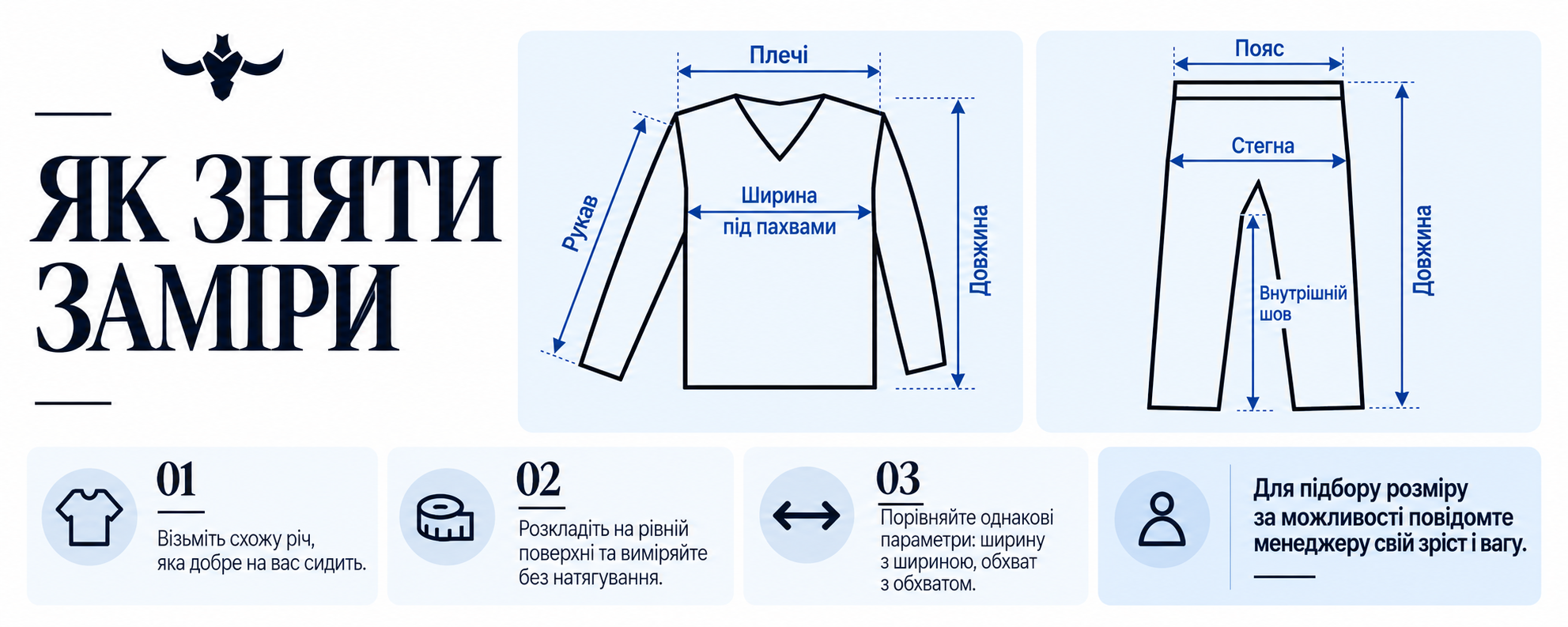 Як зняти заміри